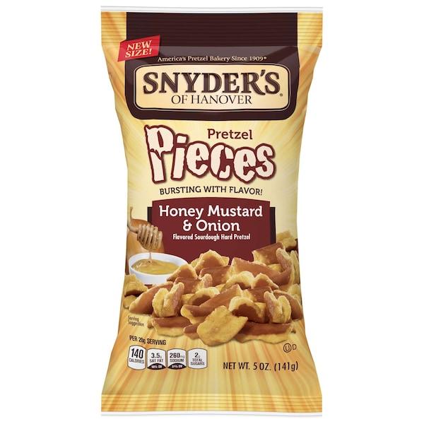 Snyders Of Hanover Snyder's Of Hanover Honey Mustard & Onion Pretzel Pieces 5 oz., PK8 111813 - main